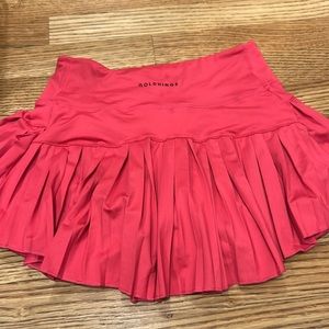 goldhinge hot pink skirt